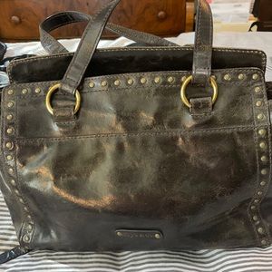 Frye & Co brown leather satchel